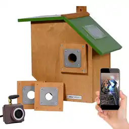 Netto Marken-Discount dobar Nistkasten Flachdach Brunhilde inkl. Kamera und App Angebot