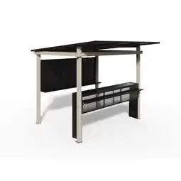 Netto Marken-Discount Sojag Outdoorbar Munich Lichtgrau 258x260x230cm Angebot