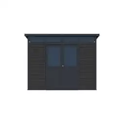Netto Marken-Discount Pergoline Gartenhaus 2822 Aluminium & WPC Anthrazit Angebot