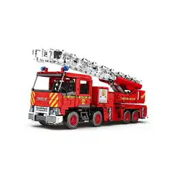 Netto Marken-Discount Reobrix 22005 Feuerwehr Drehleiter Klemmbaustein RC Feuerwehrfahrzeug 3266 Teile ab 14 Angebot