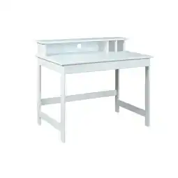 Netto Marken-Discount Inter Link Schreibtisch Hilda weiss lackiert - Kiefer Massivholz Angebot