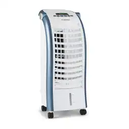 Netto Marken-Discount Maxfresh Ocean Ventilator Luftkühler 6L 65W Fernbedienung 2x Eispack Weiß/blau Angebot