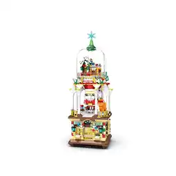 Netto Marken-Discount Reobrix 66004 Christmas Fantasies Weihnachtsdorf Klemmbaustein 843 Teile ab 14 Angebot