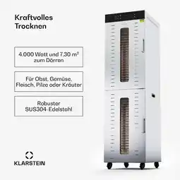 Netto Marken-Discount Master Jerky 700 Dörrautomat mit 4.000 W zwei Dörrkammern Temperaturbereich 30 - 90 °C Angebot