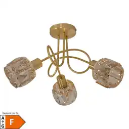 Netto Marken-Discount Näve 3er LED Deckenleuchte JOSEFA Ø: 38cm gold Angebot