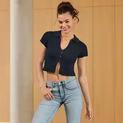 NKD Damen-T-Shirt mit Ajourmuster Angebot