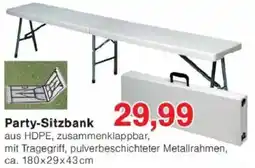 Jawoll Party-Sitzbank Angebot