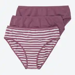NKD Damen-Rioslip mit hohem Baumwollanteil, 3er-Pack Angebot