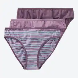 NKD Damen-Minislip mit hohem Baumwollanteil, 3er-Pack Angebot