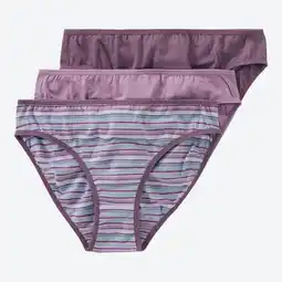 NKD Damen-Minislip mit hohem Baumwollanteil, 3er-Pack Angebot