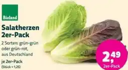 Biomarkt Bioland Salatherzen 2er-Pack Angebot