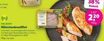 Biomarkt FREILÄNDER Hähnchenbrustfilet Angebot