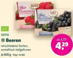 Biomarkt SOTO Beeren Angebot