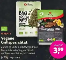 Biomarkt WHEATY Vegane Grillspezialität Angebot