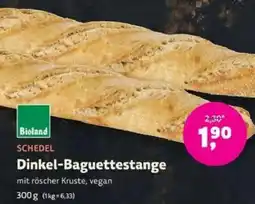 Biomarkt SCHEDEL Dinkel-Baguettestange Angebot