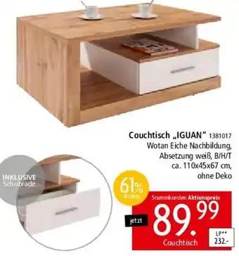 Zurbrüggen Couchtisch ,,IGUAN" Angebot