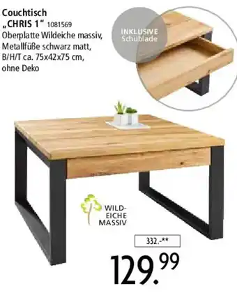 Zurbrüggen Couchtisch CHRIS 1 Angebot