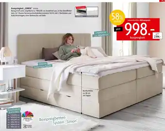 Zurbrüggen Boxspringbett ,,SIMON" Angebot