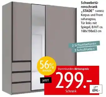 Zurbrüggen Schwebetürenschrank ,,STADE" Angebot