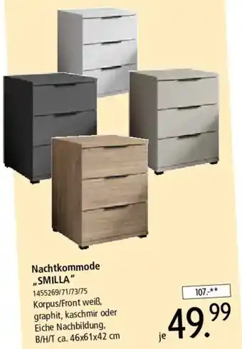 Zurbrüggen Nachtkommode ,,SMILLA" Angebot
