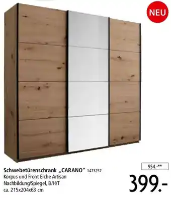 Zurbrüggen Schwebetürenschrank ,,CARANO" Angebot