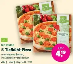 Biomarkt BIO INSIDE Tiefkühl-Pizza Angebot