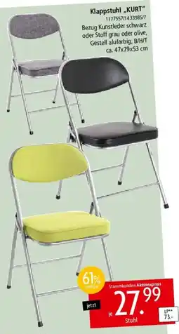 Zurbrüggen Klappstuhl „KURT" Angebot