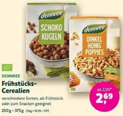 Biomarkt DENNREE Frühstücks Cerealien Angebot