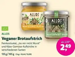 Biomarkt ALLOS Veganer Brotaufstrich Angebot