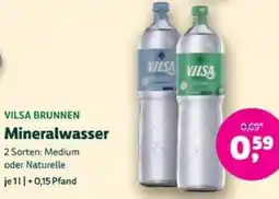 Biomarkt VILSA BRUNNEN Mineralwasser Angebot