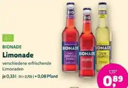 Biomarkt BIONADE Limonade Angebot
