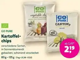Biomarkt GO PURE Kartoffelchips Angebot