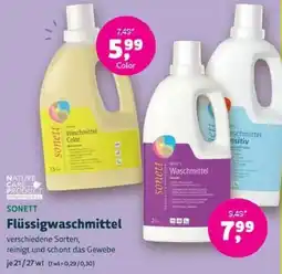 Biomarkt SONETT Flüssigwaschmittel Angebot