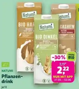 Biomarkt NATUMI Pflanzendrink Angebot
