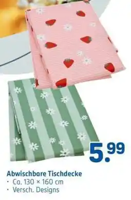 Rossmann Abwischbare Tischdecke Angebot