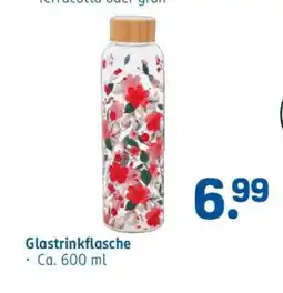 Rossmann Glastrinkflasche Angebot