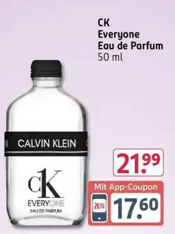 Rossmann cK EVERYONE Eau de Parfum 50 ml Angebot