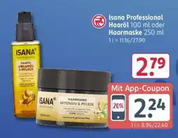 Rossmann Isana Professional Haaröl 100 ml oder Haarmaske 250 ml Angebot