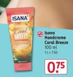 Rossmann Isana Handcreme Coral Breeze Angebot