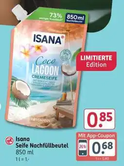 Rossmann Isana Seife Nachfüllbeutel Angebot