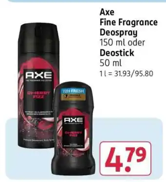 Rossmann Axe Fine Fragrance Deospray Angebot