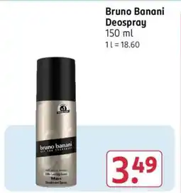 Rossmann BRUNO BANANI Deospray Angebot