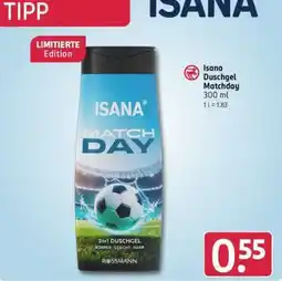 Rossmann Isana Duschgel Matchday Angebot