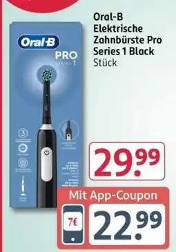 Rossmann Oral-B Elektrische Zahnbürste Pro Series 1 Black Angebot