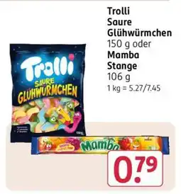 Rossmann Trolli Saure Glühwürmchen Angebot