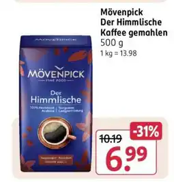 Rossmann Mövenpick Der Himmlische Kaffee gemahlen Angebot