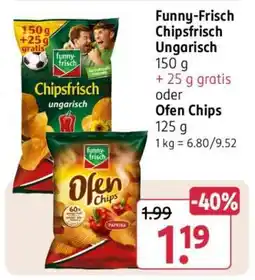 Rossmann Funny-frisch Chipsfrisch Ungarisch Angebot