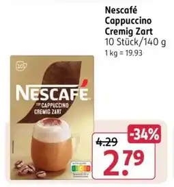 Rossmann Nescafé Cappuccino cremig zart Angebot
