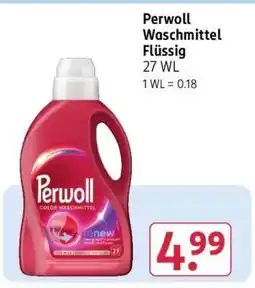 Rossmann Perwoll Waschmittel Flüssig Angebot