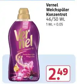 Rossmann Vernel Weichspüler Konzentrat Angebot